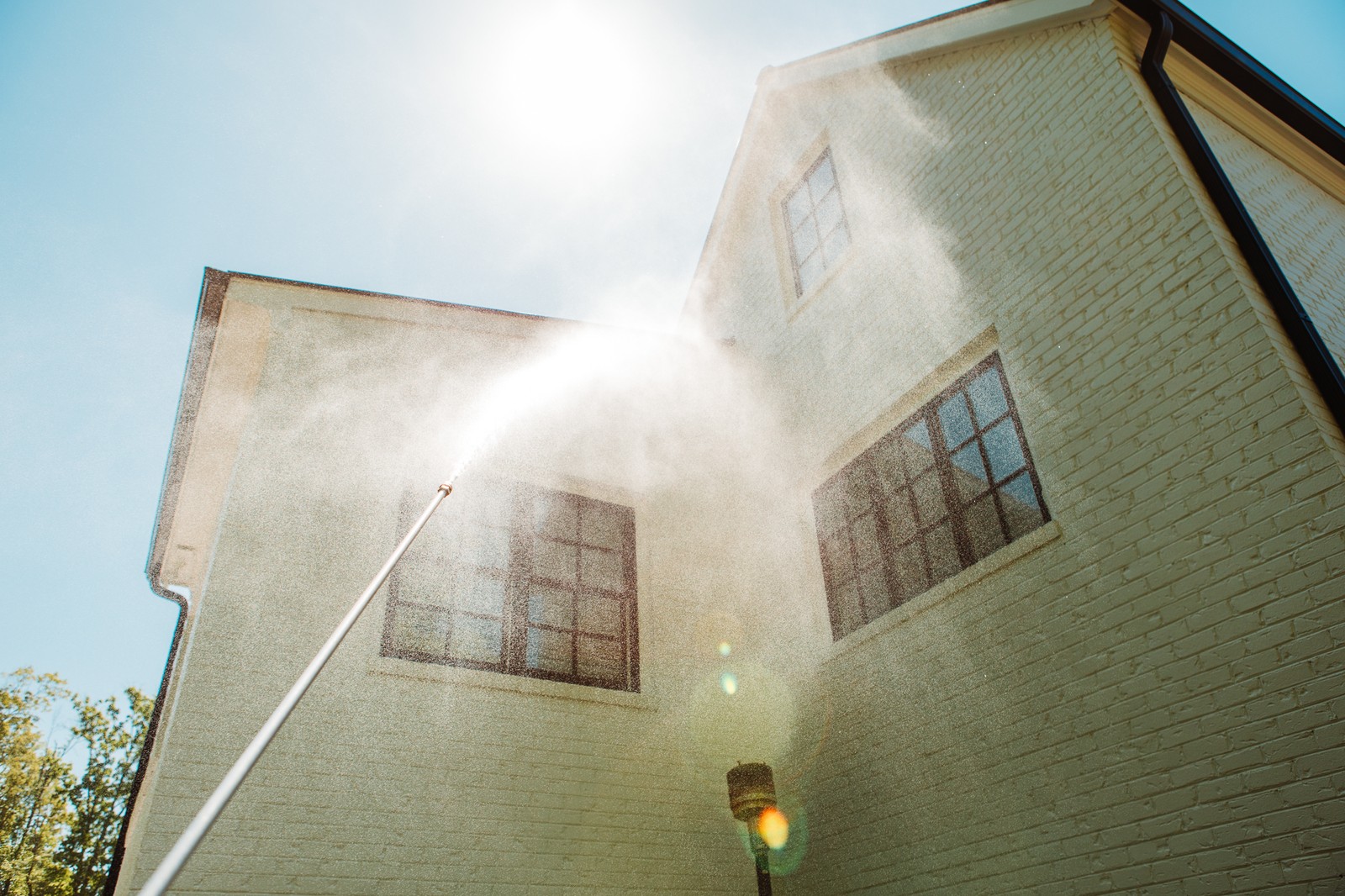Residential Softwash Cleaning Brick Home Zapp It Power Washing